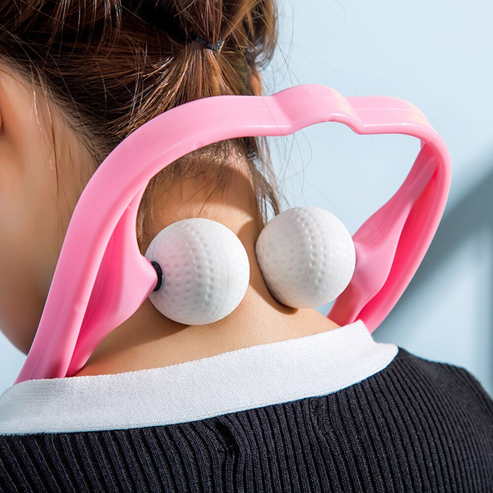 Neck Massager Neck Shoulder Deep Tissue Trigger Point Manual Self Muscle Massage Roller