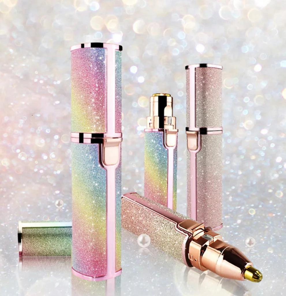 2 IN 1 RECHARGEABLE FLAWLESS EYEBROW TRIMMER + BODY HAIRS TRIMMER FOR WOMEN