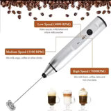 Coffee Beater USB Rechargeable Handheld Coffee Blender Milk Shaker Mixer Foamer Food Blender