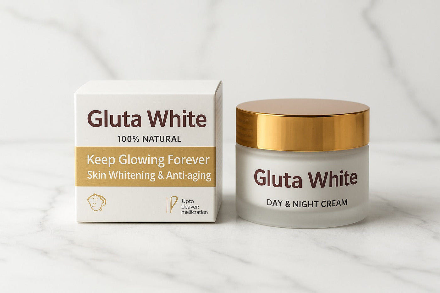 Gluta White Cream for Face Whitening & Brightening